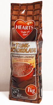 Горячий шоколад Hearts TRINK-CHOKOLADE 1 кг Германия 0050 фото