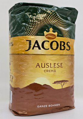 Кава в зернах Jacobs Auslese Crema 1 кг Німеччина 5089 фото