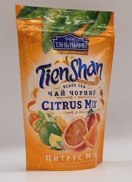 Чорний чай "Тянь-Шань"Цитрус Мікс 80г 0741 фото