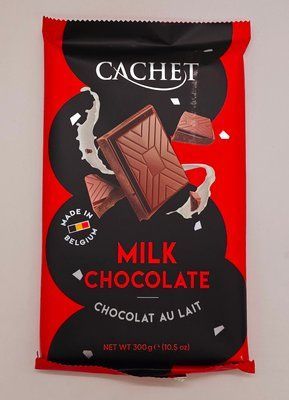 Молочный шоколад Cachet 300г Бельгия 5097 фото