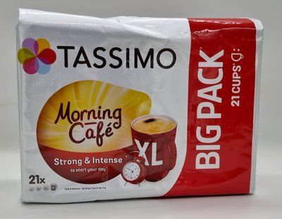 Кава у капсулах TASSIMO Morning Cafe Strong & Intense XL 21 порцій. 0830 фото