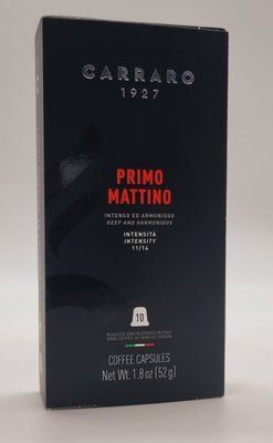 Кава в капсулах "Carraro" NESPRESSO Primo Mattino 10 шт. Італія 0282 фото