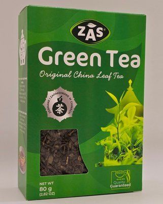Китайский зелёный чай "ZAS" Green Tea 80 грамм 5046 фото
