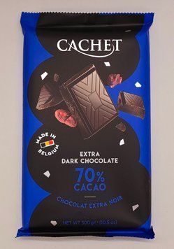 Чорний шоколад Cachet 70% какао 300 г Бельгія 0462 фото