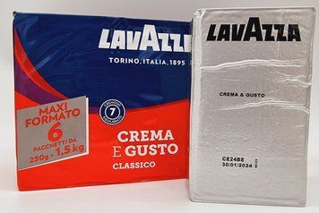 Кофе молотый "Lavazza Crema e Gusto" 250 грамм Италия 30/70 0399 фото