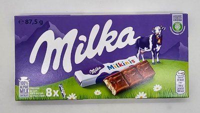 Молочний шоколад Milka Milkinis 87.5 г 5290 фото