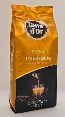 Кава в зернах "Cafe d'Or Crema" 100% Arabica (Кафе Дор) 500 грам Польща 0778 фото