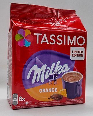 Гарячий шоколад у капсулах TASSIMO Milka Orange 8 порцій. 0828 фото