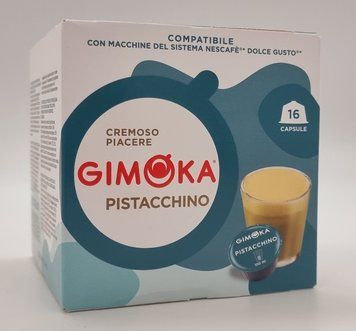 Кофе в капсулах Gimoka Dolce Gusto Pistacchino Фисташковый 16 шт. (16 порций) 0311 фото