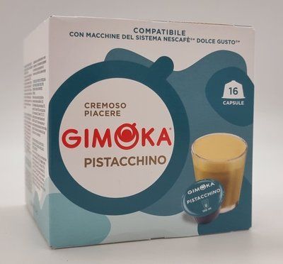 Кава в капсулах Gimoka Dolce Gusto Pistacchino Фісташкова 16 шт. (16 порцій) 0311 фото