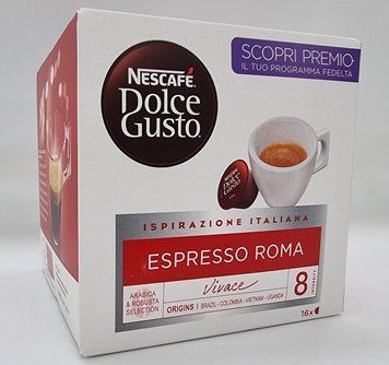 Кава в капсулах Nescafe Dolce Gusto Espresso Roma 16 шт. 0718 фото