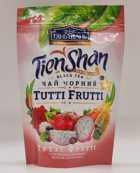 Чорний чай "Тянь-Шань" Тутті Фрутті 80г 0174 фото