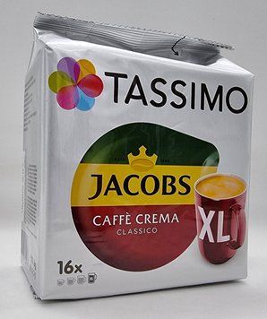 Кофе в капсулах TASSIMO Jacobs Caff&eacute; Crema Classico XL 16 порций. 0826 фото