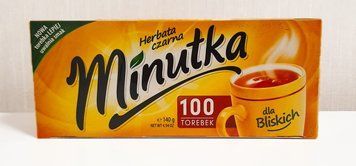 Чай чёрный "Minutka" уп/100шт Польша 0224 фото