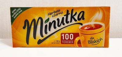 Чай чёрный "Minutka" уп/100шт Польша 0224 фото